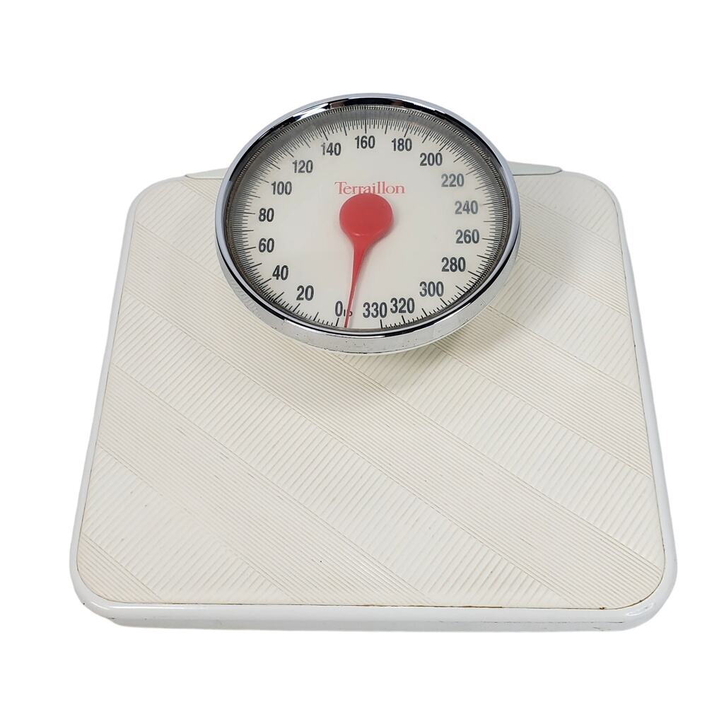 Vtg Terraillon Raised Dial Floor Scale Made In Ireland 330 lbs Health